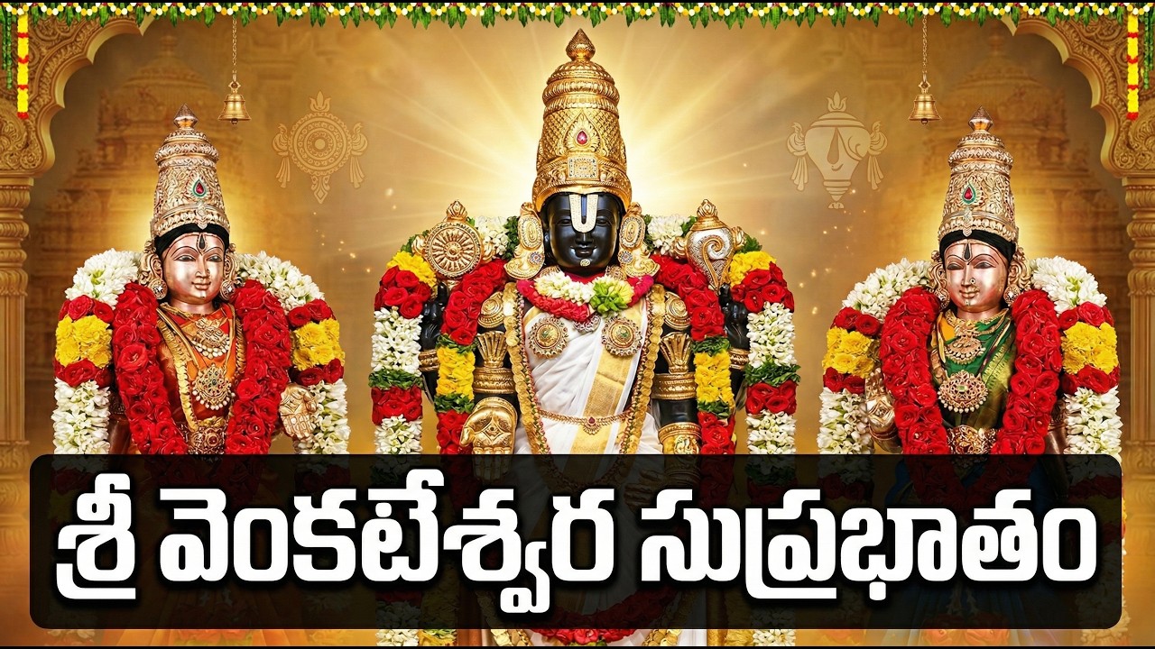 శ్రీ వెంకటేశ్వర సుప్రభాతం | Venkateswara Suprabhatam Telugu | Tirupati Balaji Suprabhatam