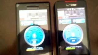 Droid Incredible speed test