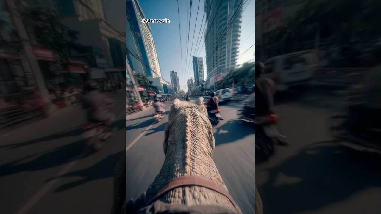 Dinosaurs Destroy the City!”