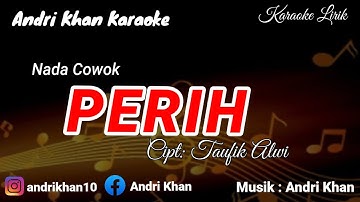 KARAOKE LIRIK VERSI ANDRI KHAN ~ PERIH (NADA COWOK) ~ CIPT : TAUFIK ALWI