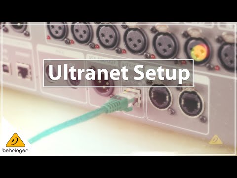 Ultranet Setup on an X32 and XR18