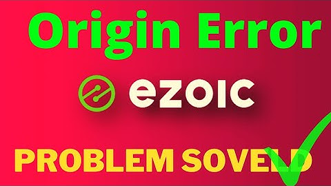 Ezoic Origin Error Problem Solved - Ezoic Origin Error Fix By Wordfence Plugin - Solve Ezoic Error