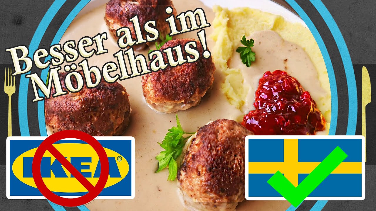 originales KÖTTBULLAR Rezept, Köttbullar selber machen