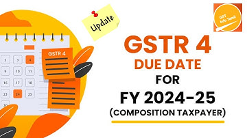 Composition scheme under GST | GSTR-4 date extended | GSTR 4 annual return 2024-25