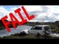 SUV river crossing FAIL in Iceland