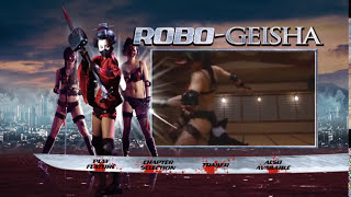 Robo Geisha DVD Main Menu