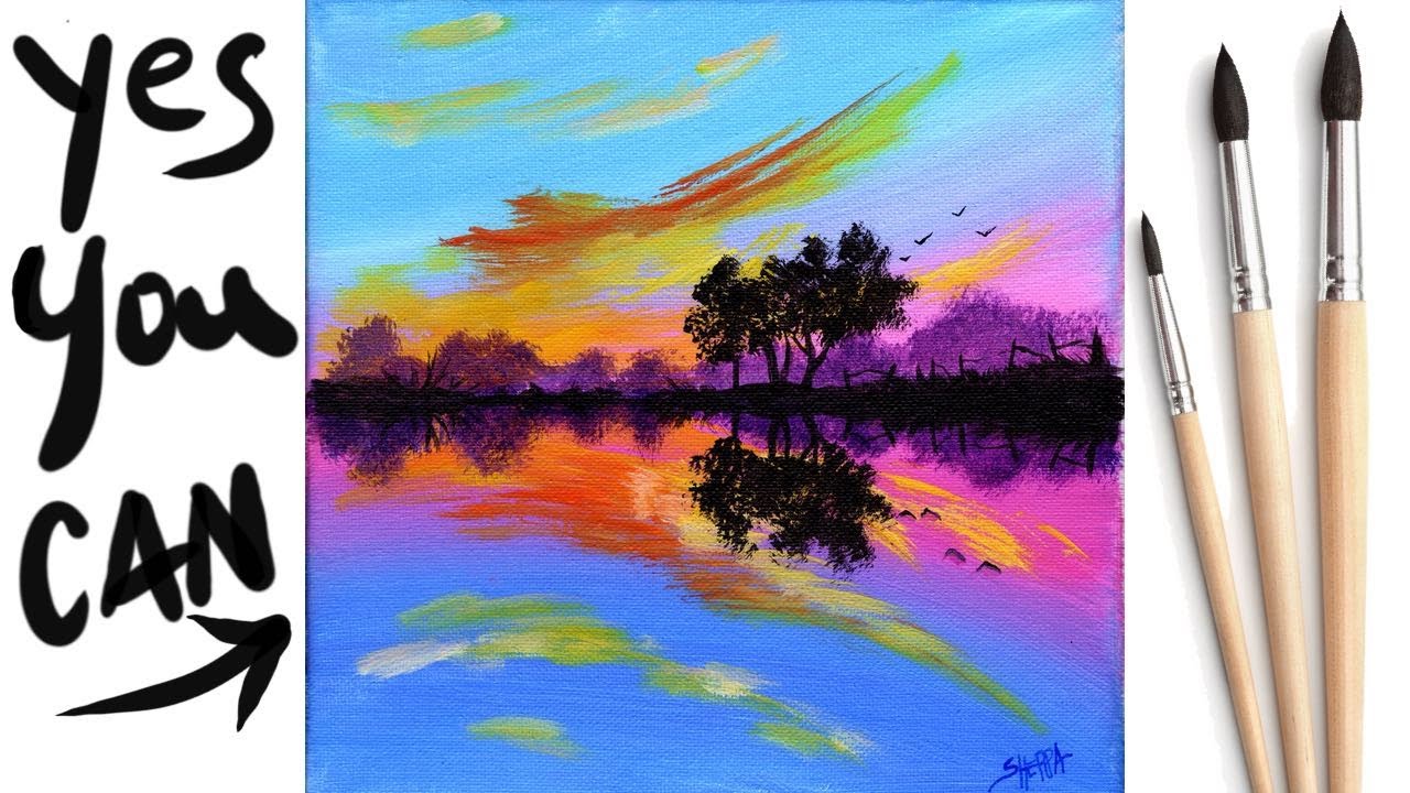 Paint Kit - Reflections Acrylic Painting Kit & Video Lesson