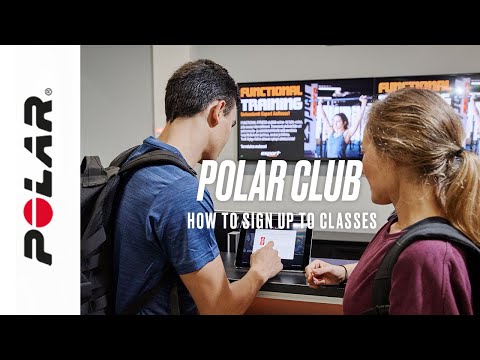 Polar Club | How to sign up to classes with Polar Club
