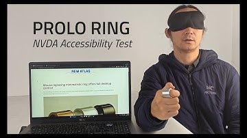 Prolo Ring Accessibility Demo: Navigate & Read the Web with NVDA (No Keyboard)