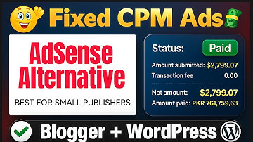 Google AdSense Alternative In 2025 | Fixed CPM & €7136+ Earning Proof