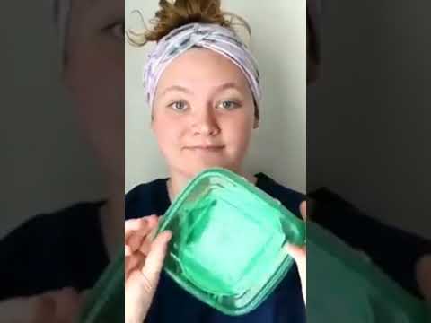N95 mask donning