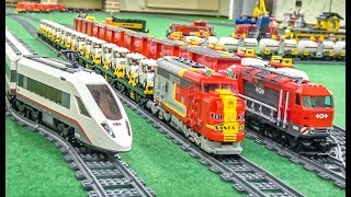 LEGO® train ACTION and CRASH COMPILATION!