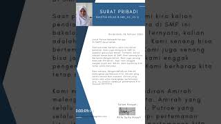 Surat Pribadi Untuk Sahabatkushorts