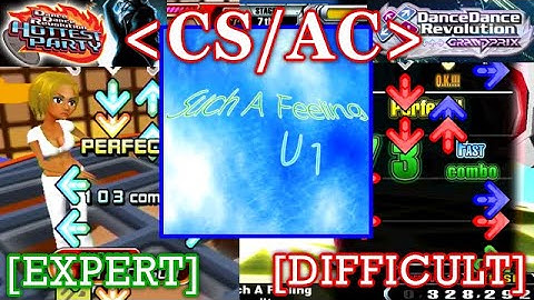 【DDR CS/AC】 Such A Feeling [EXP/DIF] 譜面比較 Comparison