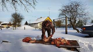 Тест ножа моей сборки с клинком из Bohler K390 от В.Лисицкого