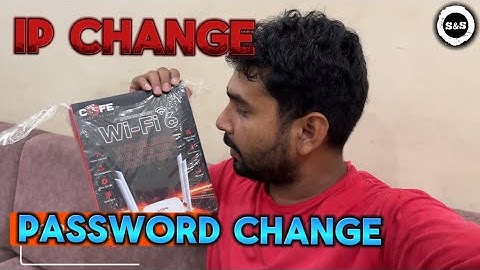Code Wi-Fi 6 router installation change ip address password and much more,