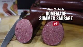 How To Make Garlic Summer Sausage with Mark Hanni