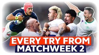 Every Rugby World Cup 2023 try from the matchweek 2!