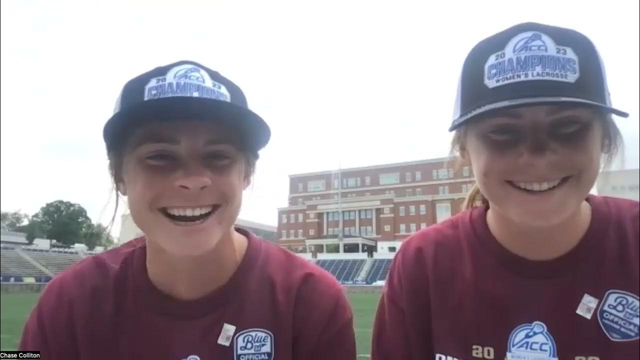 ACC Championship Postgame Courtney and Cassidy Weeks YouTube