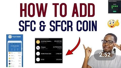 How to Add (SFC) coin / SFC coin trust wallet se kaisay add krain.