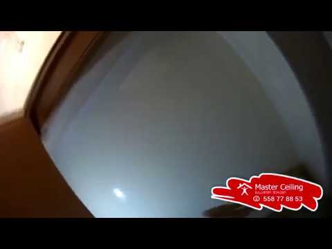 პრიალა გასაჭიმი ჭერი აბაზანაში - ჭერის მონტაჟი თბილისში Master Сeiling-ის გუნდისგან