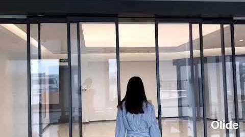 Olide Automatic telescopic sliding door opener Wireless push button open