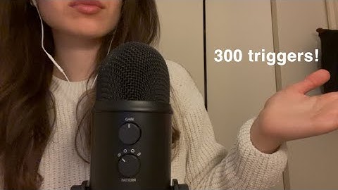 ASMR 300 triggers in 10 minutes 🤍
