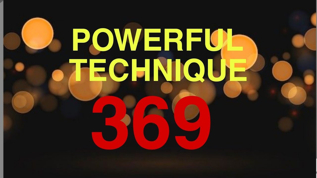 Very powerful technique 369 ( do it for 30 days) 🚨🧲 unicornshalu Very powerful technique 369 ( do it for 30 days) 🚨🧲 unicornshalu