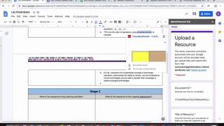Curriculum Mapping:  Upload and Hyperlink Resources in your Unit Planner