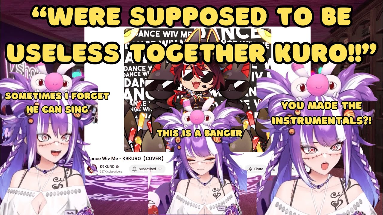 MICHI AMAZED THAT KURO MADE HIS COVER INSTRUMENTALS HIMSELF | Michi Reacts to DANCE WIV ME by KURO