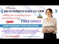 Ms Dynamic D365 CE-CRM with Azure | Power Apps- Automate | Power Page &amp; Copilot | Online Training