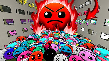 Lobotomy Nextbots  Geometry Dash Difficulty Faces  MCPE and Gmod Liminal hotel