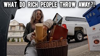 Why We Go TRASH PICKING In Rich Beach Towns!