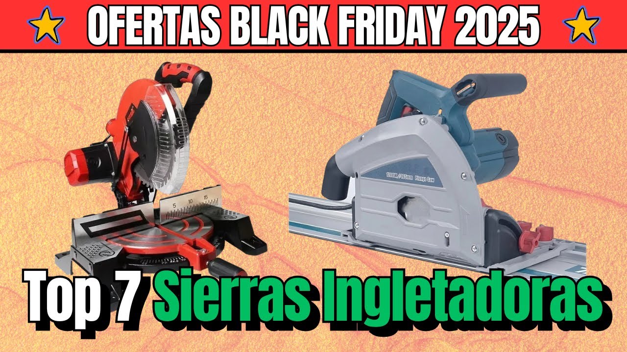 🔥 Las 7 mejores SIERRAS INGLETADORAS BARATAS de BLACK FRIDAY [2025] Calidad/Precio ✅