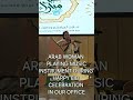 ARAB WOMAN PLAYING MUSIC INSTRUMENT #happyeid #arabwoman #arabmusic #shorts
