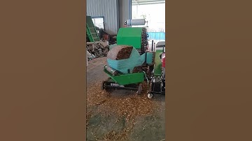 Fully automatic green storage baling and wrapping machine Green storage baling and wrapping machine.