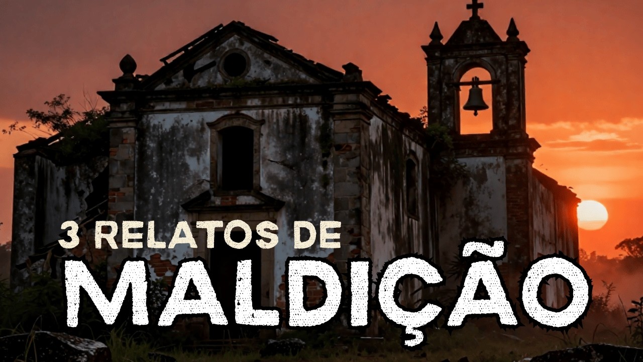 MALDIÇÕES BIZARRAS - 3 RELATOS DE TERROR SOBRENATURAL NO INTERIOR - Ep.77