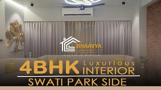 4BHK Home Tour: Luxurious Interior Design at Swati Parkside, Ahmedabad screenshot 1