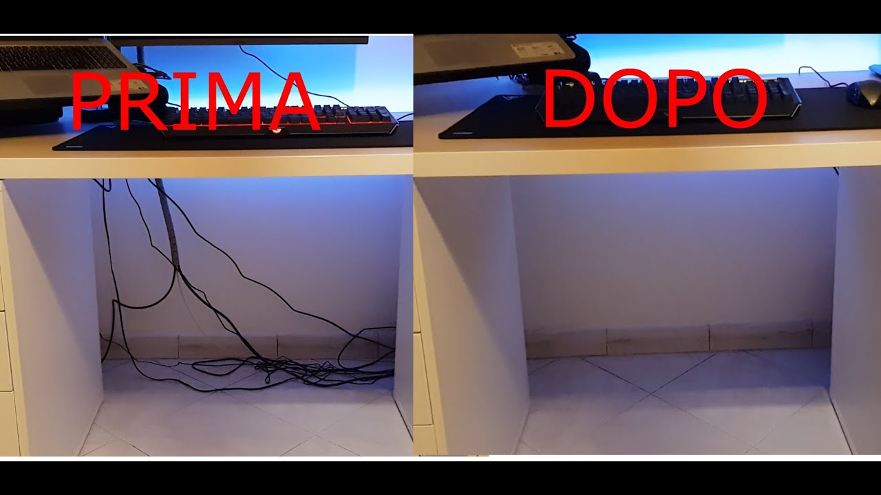 Cable management semplice ed efficace con Ikea Signum 