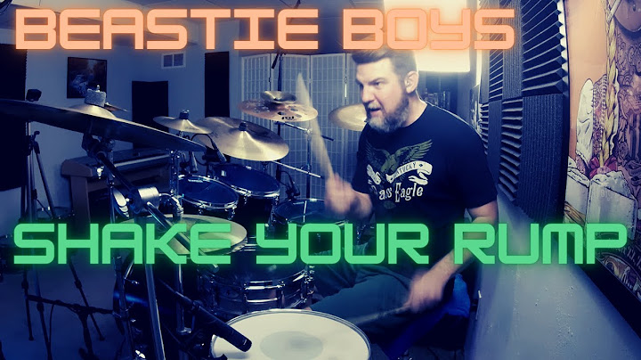 Shake Your Rump Drums version - Drums performance video thumbnail