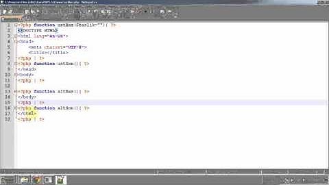PHP ile E-Ticaret Sitesi Yapımı 2.Bölüm 1.Video