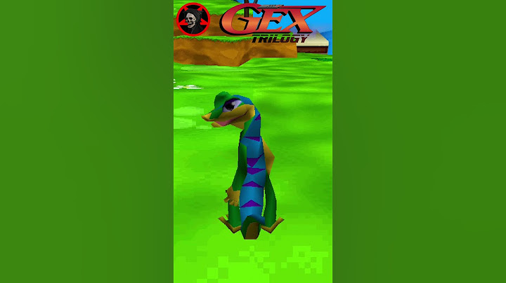 Hey! I feel like I'm trapped in Boy George's pants - Gex Trilogy