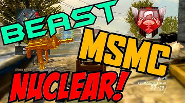 Black Ops 2: Beast MSMC Nuclear on Overflow! | BEST SMG in BO2 Still!