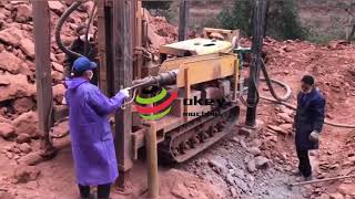 Water Well Drilling Rig crawler diesel hydraulic drilling machine made in China