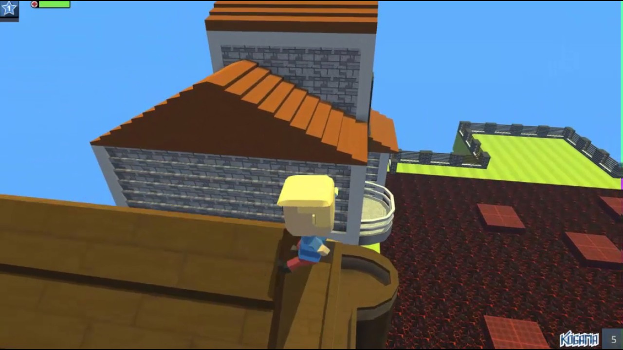 Kogama The Floor Is Lava Game Walkthrough - kogama 25 parkour levels roblox game online game