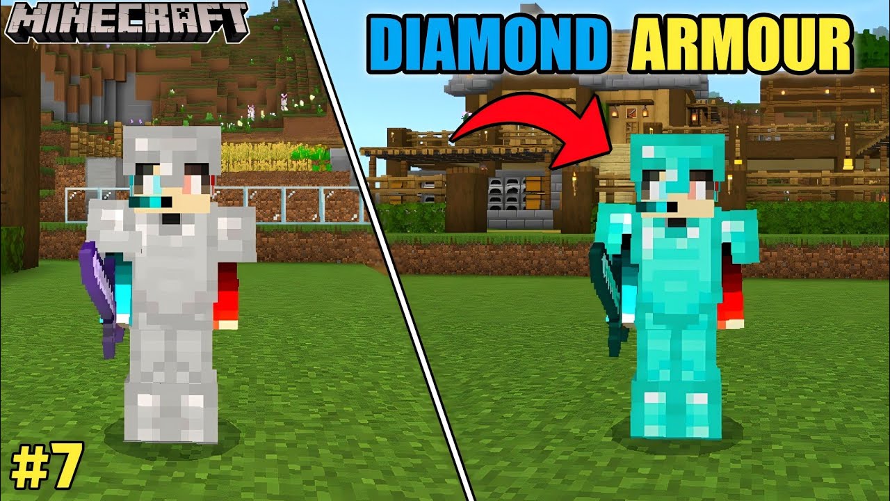 Finally I Made Fully Diamond Armour In Minecraft Survival || Minecraft ...