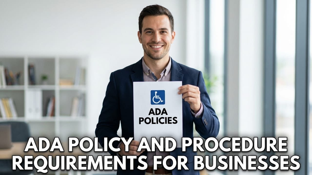 Video about ADA policy and procedure tips for business