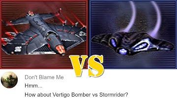 Nod Vertigo Bomber vs Scrin Storm Rider