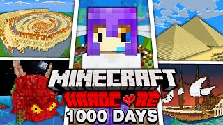 I Survived 1,000 Days In HARDCORE Minecraft [Full Movie]
