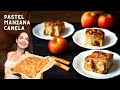 Pastel manzana canela | Delicia de otoño 🍁 | Sin Batidora | Es con Acento